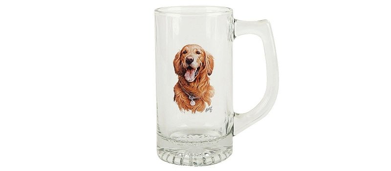 Набор кружек 4 шт., (золотистый ретривер)