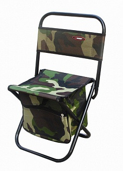 Стульчик рыболова со спинкой и сумкой, до 90кг 20-9-052
