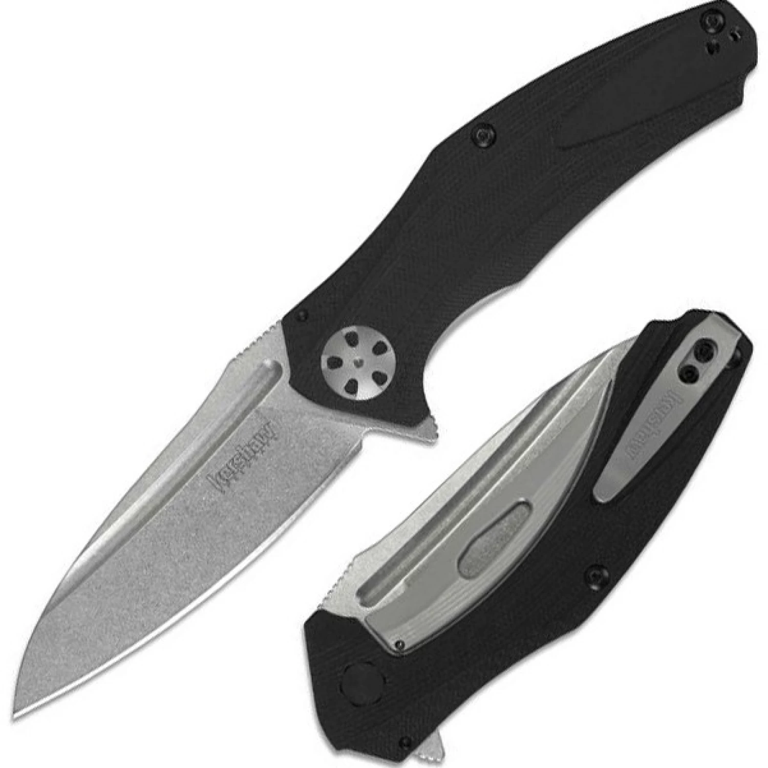 Нож складной Natrix (ст.-8CR13MOV, рук. G10, черн., клин серый)